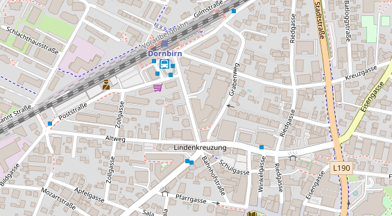 Hochzeitslocation auf Satellitenbild