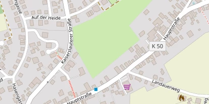 Hochzeitslocation auf Satellitenbild