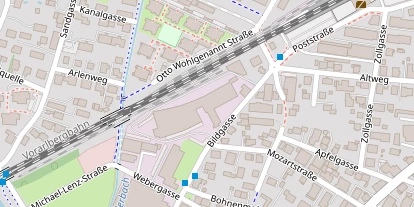 Hochzeitslocation auf Satellitenbild