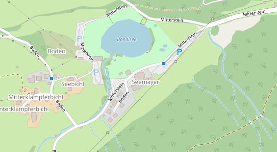 Hochzeitslocation auf Satellitenbild