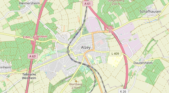 wedding venue on map