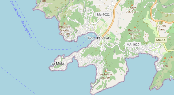 Lieu de mariage sur la carte