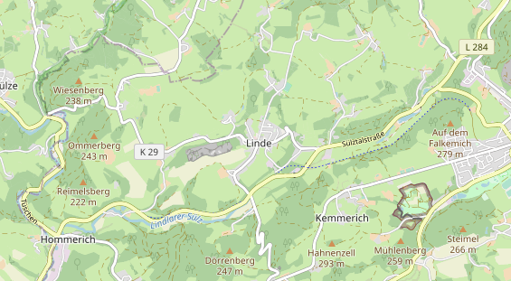 Lieu de mariage sur la carte