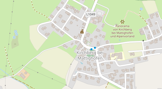 Hochzeitslocation auf Satellitenbild