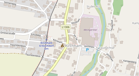 Hochzeitslocation auf Satellitenbild