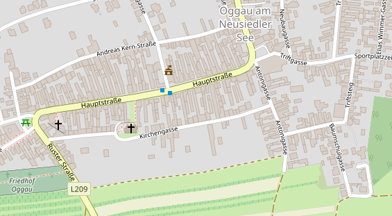 Hochzeitslocation auf Satellitenbild