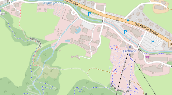 Hochzeitslocation auf Satellitenbild