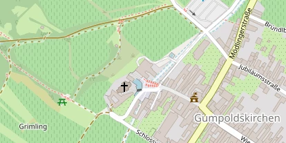 Hochzeitslocation auf Satellitenbild