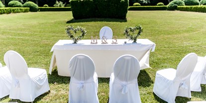 Hochzeit - Sommerhochzeit - Pamhagen - Feiern Sie Ihre Hochzeit im Schloss Halbturn im Burgenland.
Foto © weddingreport.at - Schloss Halbturn - Restaurant Knappenstöckl