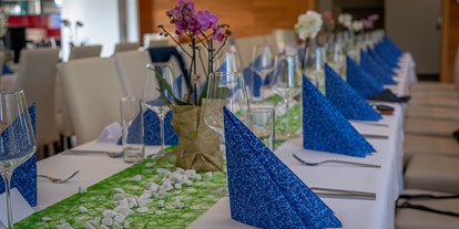 Hochzeit - Geeignet für: Seminare und Meetings - Forstau (Steinbach an der Steyr) - Tischdekoration - ABP Burgers