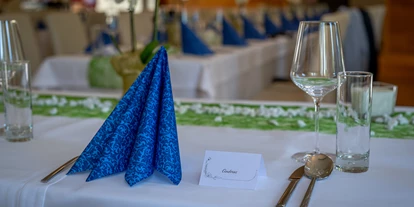 Hochzeit - Hochzeitsessen: 3-Gänge Hochzeitsmenü - Steinbach an der Steyr - Tischdekoration - ABP Burgers