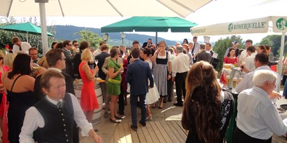 Hochzeit - Geeignet für: Produktpräsentation - Aschach an der Donau - Sektempfang auf unserer Panorama-Terrasse - Eidenberger Alm