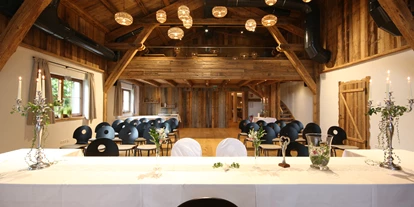 Hochzeit - nächstes Hotel - Lahn (Hallstatt) - STANDESAMTLICHE TRAUUNG STADL - Laudersbach's Event-Stadl