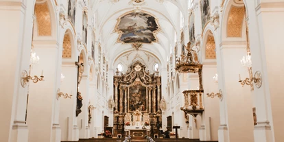 Wedding - Hochzeitsessen: 5-Gänge Hochzeitsmenü - Germany - Die baroke Basilika des Kloster Scheyern.
Hier sind kirchliche Trauungen möglich. - Klosterschenke Scheyern - Prielhof