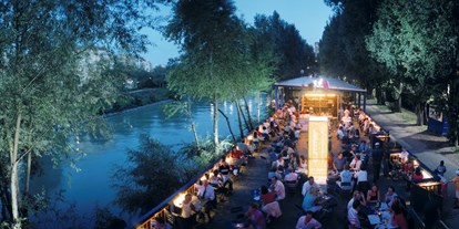 Hochzeit - Umgebung: am Fluss - PLZ 2392 (Österreich) - summerstage Pavillon