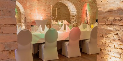 Hochzeit - Geeignet für: Gala, Tanzabend und Bälle - Seddiner See - Gewölbesaal (3 Gewölbe, gesamt 285 m²) - Lendelhaus & Historische Saftfabrik