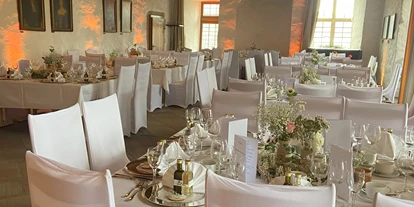 Wedding - Marl (Recklinghausen) - Rittersaal eingedeckt - Haus Herbede
