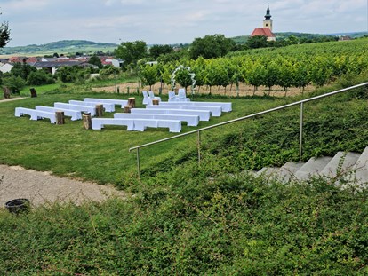 Hochzeit - barrierefreie Location - Niederösterreich - standesamtliche od freie Trauung/Festwiese - W4 - Wein l Genuss l Kultur