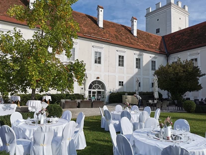 Hochzeit - Hochzeits-Stil: Boho-Glam - Weißenberg (Ansfelden) - Tischlein deck dich - Schloss Events Enns