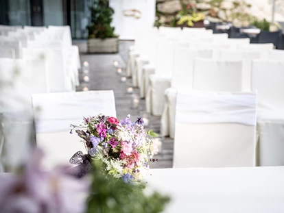 Wedding - Geeignet für: Eventlocation - Tyrol - Unser Außenbereich ist beliebt für eine Trauung im Freien, die Agape und den Empfang. - Lizum 1600 - Ihre Hochzeitslocation