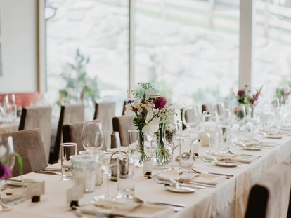 Wedding - Geeignet für: Eventlocation - Tyrol - Der Restaurantbereich kann individuell gestaltet werden. Tischpläne helfen bei der Wahl. - Lizum 1600 - Ihre Hochzeitslocation
