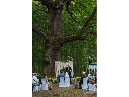 Wedding - Geeignet für: Geburtstagsfeier - Germany - Trauung im Freien unter der dicken Eiche im Burgpark - Wasserburg Turow