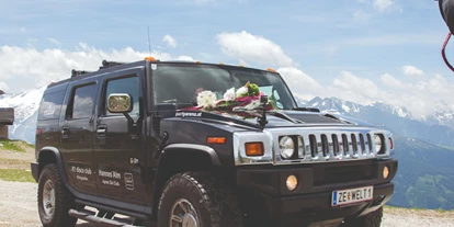Hochzeit - Parkplatz: kostenpflichtig - Reith bei Kitzbühel - Hochzeits-Hummer - MY ALPENWELT Resort****SUPERIOR