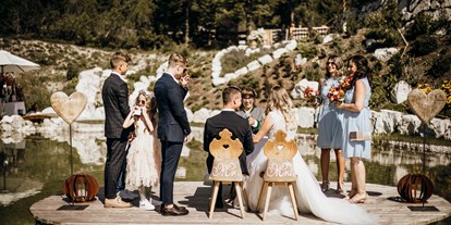 Hochzeit - Geeignet für: Firmenweihnachtsfeier - Tirol - Freie Trauung am See (c) Alexandra Jäger / @alexandra.grafie - Stöttlalm