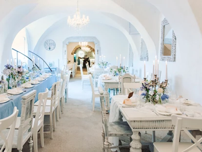 Wedding - Art der Location: Restaurant - Margarethen am Moos - Der Festsaal im Gewölbe des Himmelblau. - Himmelblau Rust - Hochzeit im Vintage Haus