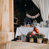 Wedding location - Die Candybar in der Scheune ist das Highlight für Jung und Alt. - Alte Försterei
