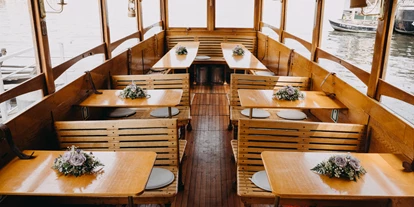 Wedding - Strausberg - Die MS Charleston bietet Platz für 27 Hochzeitsgäste. - Bunte Flotte - MS Charleston