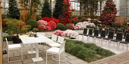 Hochzeit - Art der Location: Wintergarten - Der Japangarten - Trauort für standesamtliche Trauungen und freie Zeremonien mit Gesellschaften bis 100 Personen - die neue botanika
