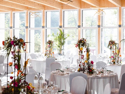 Bruiloft - Hochzeitsessen: À la carte - Steinbach an der Steyr - Festsaal - Bankettbestuhlung - Villa Bergzauber