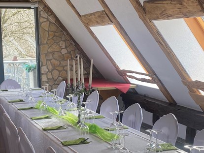 Hochzeit - Hochzeitsessen: mehrgängiges Hochzeitsmenü - Aichtal - Schloss Lounge  - Schlosscafe Location & Konditorei / Restaurant