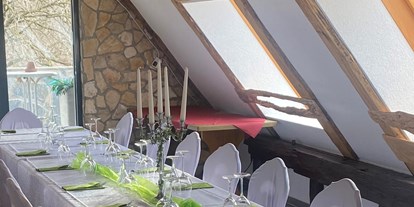 Hochzeit - Hochzeitsessen: mehrgängiges Hochzeitsmenü - PLZ 72535 (Deutschland) - Schloss Lounge  - Schlosscafe Location & Konditorei / Restaurant