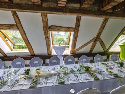Hochzeit - Hochzeitsessen: mehrgängiges Hochzeitsmenü - Dettingen unter Teck - Schlosscafe Lounge  - Schlosscafe Location & Konditorei / Restaurant
