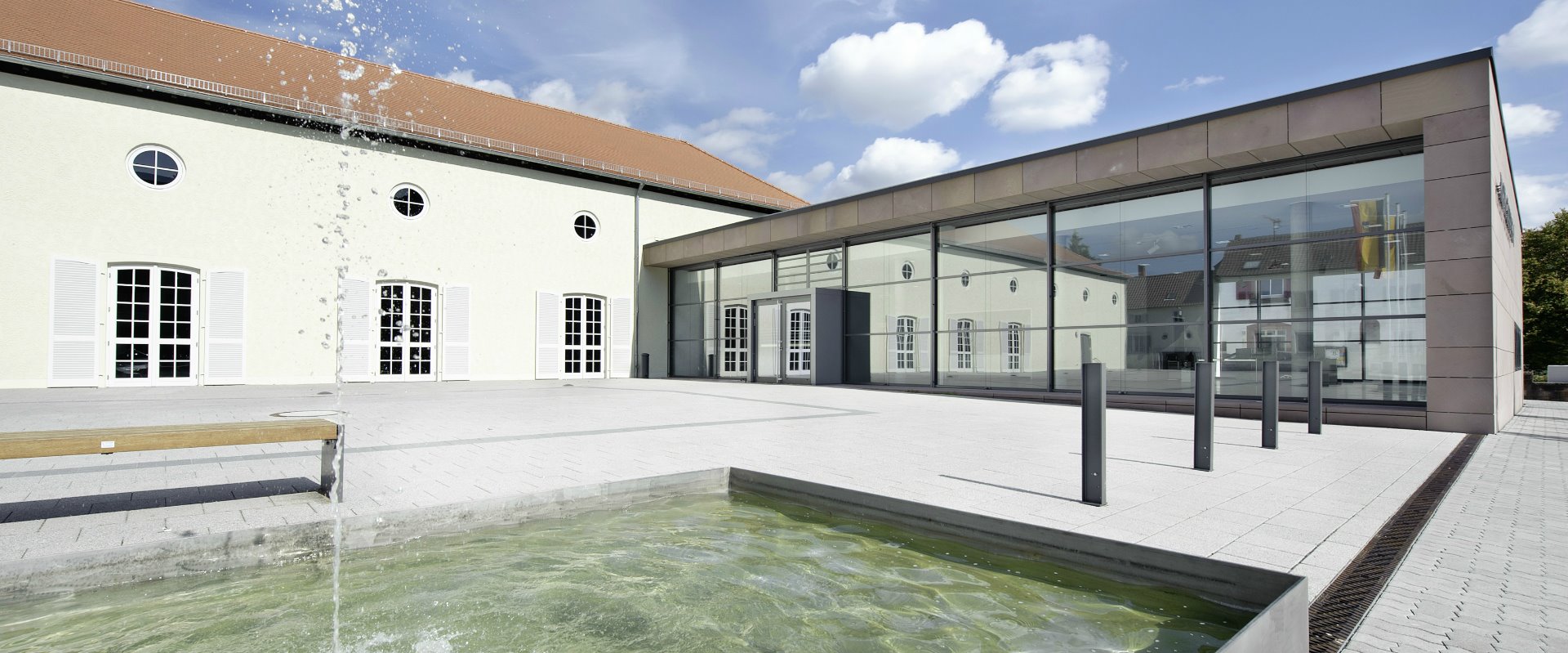 Hochzeitslocation - Der Hohenstaufensaal von außen. - Hohenstaufensaal