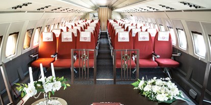 Hochzeit - externes Catering - Schönhagen (Landkreis Prignitz) - Standesamt im Flugzeug - Flugzeug IL 62 "Lady Agnes - Otto-Lilienthal-Verein Stölln