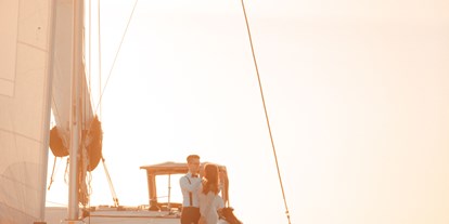 Hochzeit - Art der Location: ausgefallene Location - Ostseeküste - Eure Hochzeit auf dem Katamaran Salina. - Charter & Sail Katamaran Salina