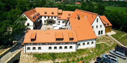 Hochzeit - Art der Location: Scheune - Burghaslach - Luftaufnahme Gelände - Kohlenmühle Gasthof & Brauerei