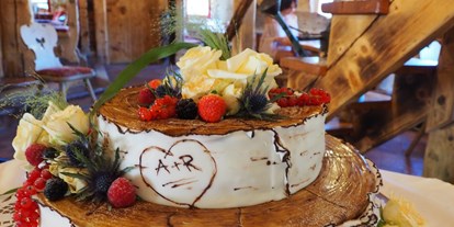 Hochzeit - Candybar: Saltybar - Kitzbühel - Hochzeitstorte auf der Hintermaisalm - Die Almen - Saalbach Hinterglemm 