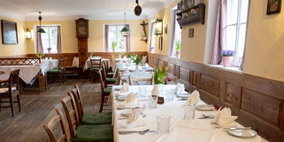 Hochzeit - Hochzeits-Stil: Boho-Glam - Stockham (Straßwalchen) - Der Restaurantbereich des Schlosswirt zu Anif. - ****Hotel Schlosswirt zu Anif
