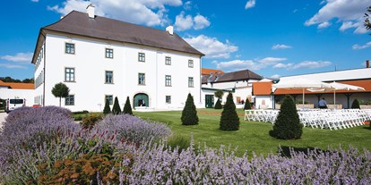 Hochzeit - Trauung im Freien - Schloßhof - Das Schloss Raggendorf in 2215 Raggendorf. - Schloss Raggendorf