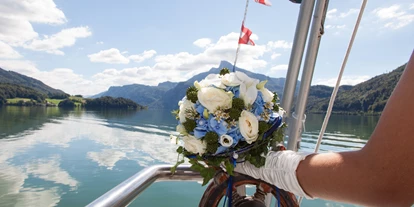 Hochzeit - Umgebung: mit Seeblick - Voglhub (Straßwalchen) - Heiraten am Hochzeitsschiff "Herzog Odilo" - Mondsee Schifffahrt Hemetsberger