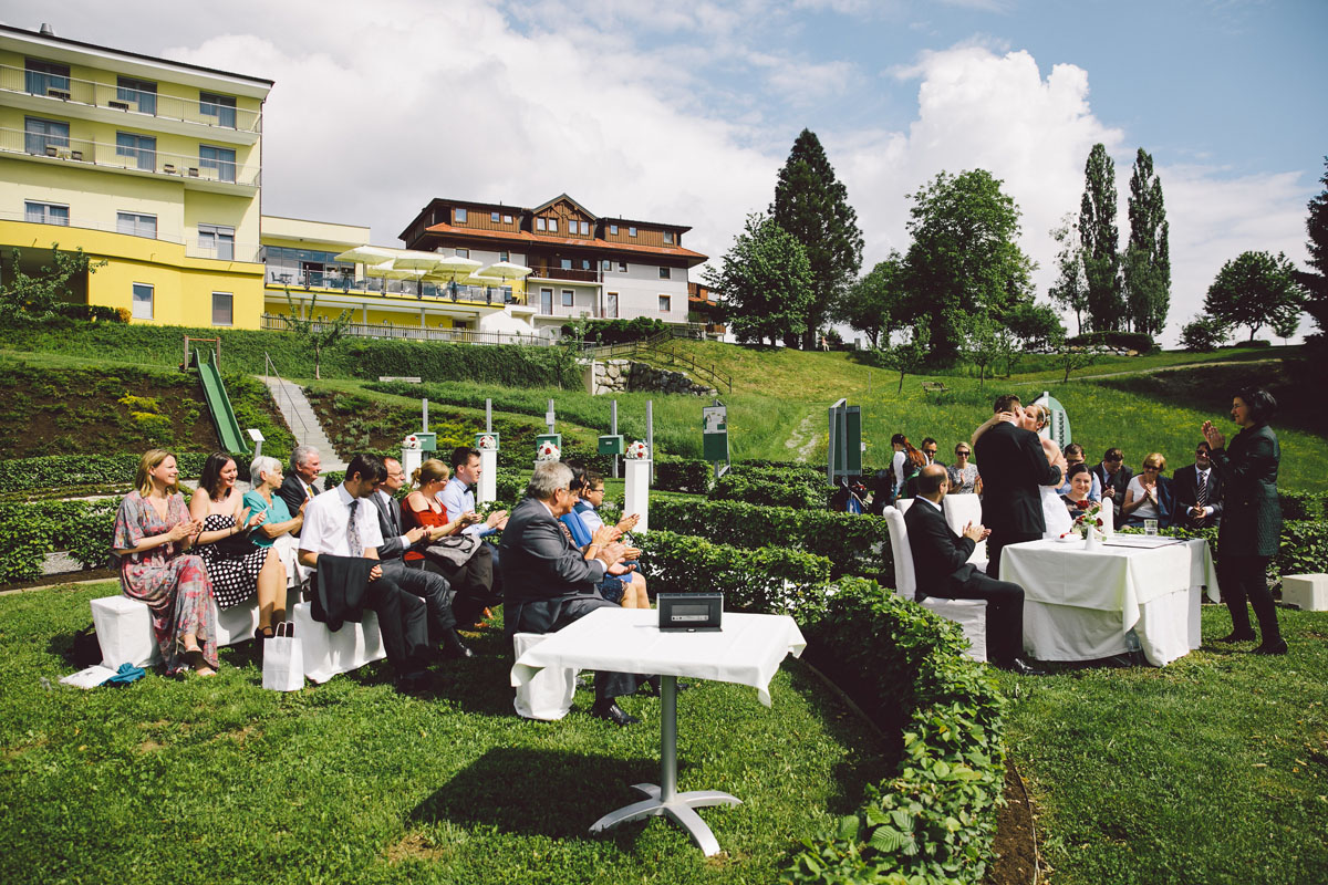 Hochzeitslocation - Hotel Liebmann Hochzeit im Garten  - Hotel Liebmann