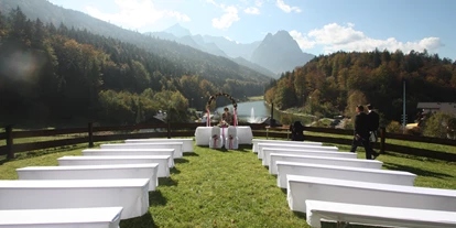 Wedding - Geeignet für: Eventlocation - Lermoos - Trauung unter freiem Himmel auf der Bergwiese in Garmisch-Partenkirchen - Riessersee Hotel Garmisch-Partenkirchen