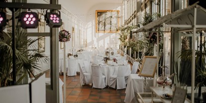 Hochzeit - Hochzeitsessen: À la carte - Sulzemoos - Hochzeit im Schlosscafé im Palmenhaus, München - Schlosscafe im Palmenhaus