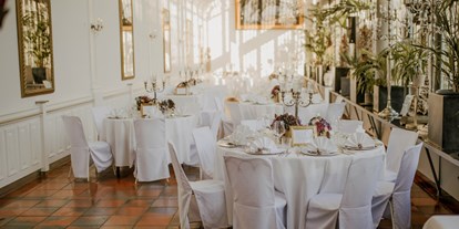 Hochzeit - Hochzeitsessen: mehrgängiges Hochzeitsmenü - Kirchheim bei München - Hochzeit im Schlosscafé im Palmenhaus, München - Schlosscafe im Palmenhaus