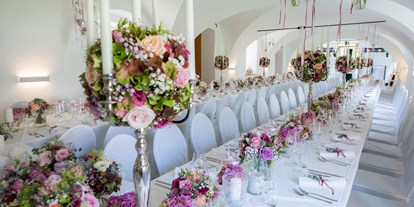 Hochzeit - Art der Location: ausgefallene Location - Fehring - Unser Kutschergewölbe bietet Platz für bis zu 100 Gäste! - Schloss Welsdorf