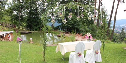 Hochzeit - Hochzeitsessen: mehrgängiges Hochzeitsmenü - Heimbuchenthal - Garten / Freie Trauung - Michel & Friends Hotel Franziskushöhe
